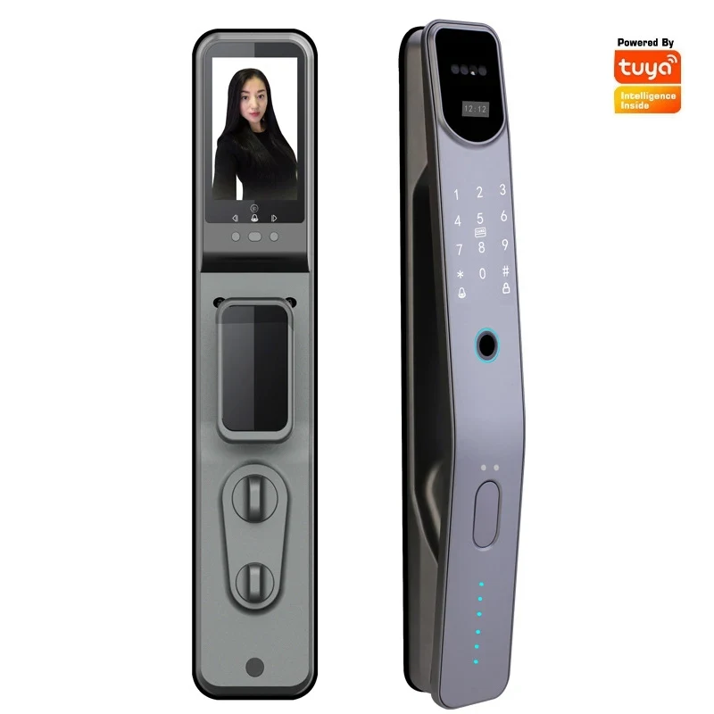 Smart Door Lock Wifi - Wi-Fi ile Yüz Tanıma Özelliğine Sahip