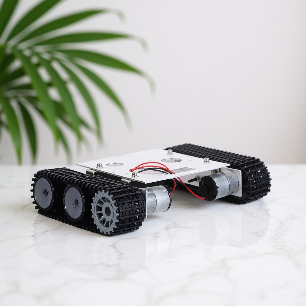 Stem Robotics Kit - Metal Robot Tank Şasi Seti -