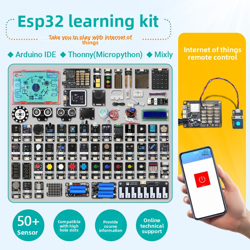 Iot Kit Beginner - ESP32 Geliştirme Kartı IoT Kiti Yeni