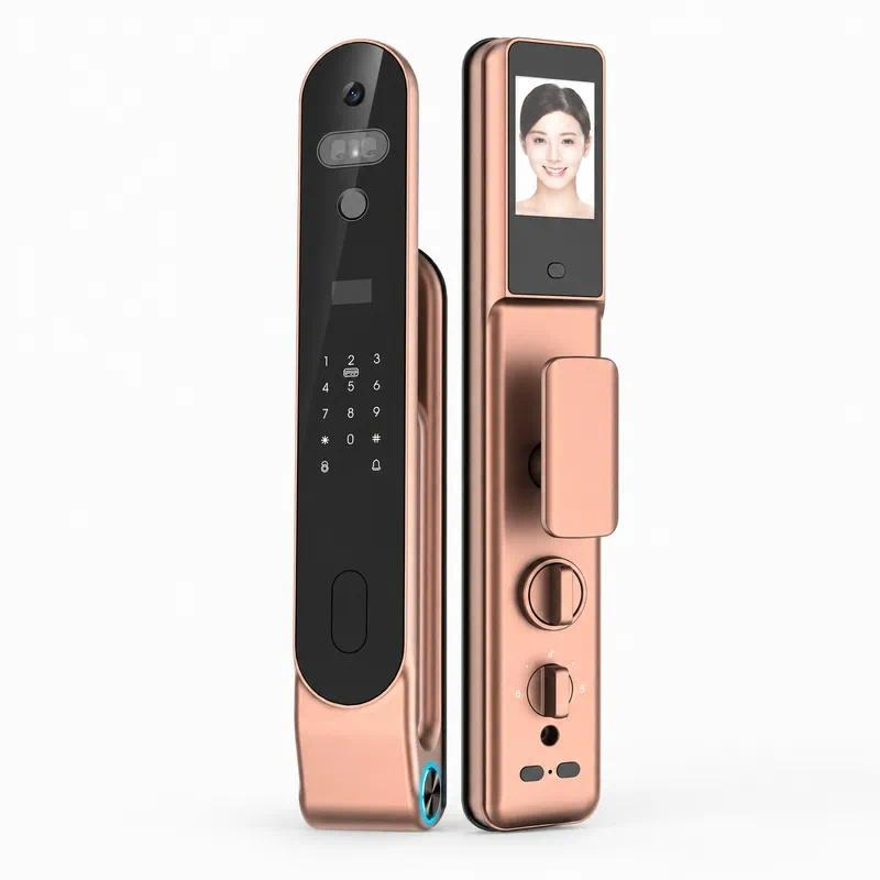 Smart Door Lock Wifi - Yüksek kaliteli 3D yüz tanıma, parmak