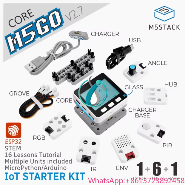 Iot Kit Beginner - Yeni ürün Resmi M5Stack M5GO IoT