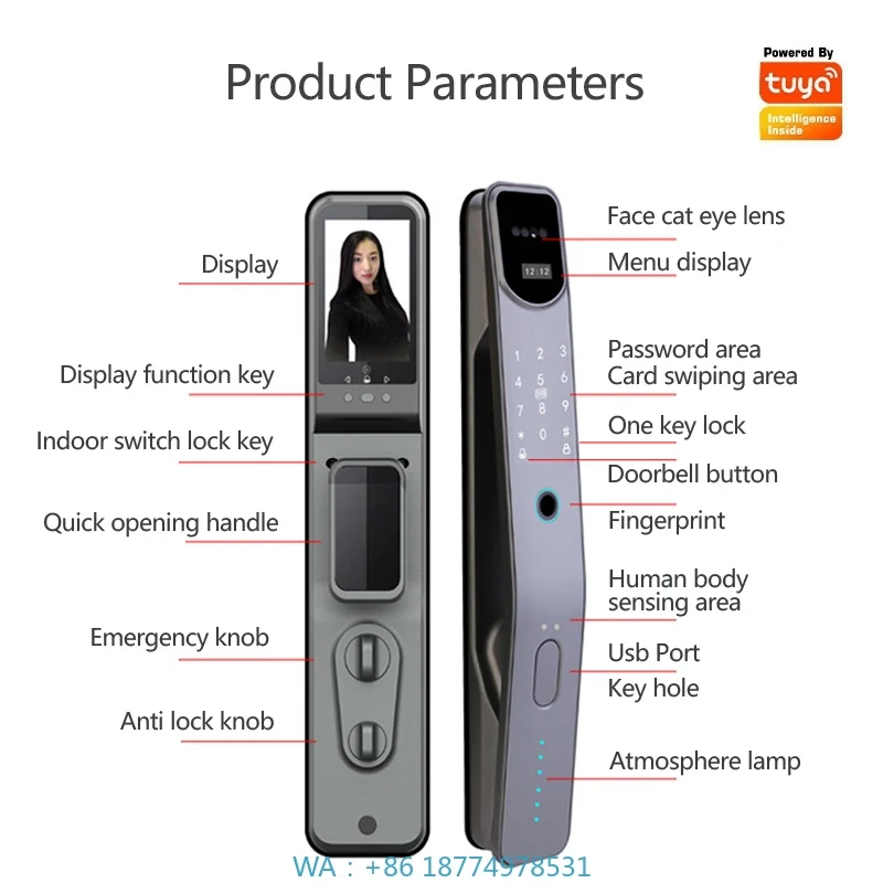 Wi-Fi ile Yüz Tanıma Özelliğin - Smart Door Lock Wifi incelemesi ve fiyatı