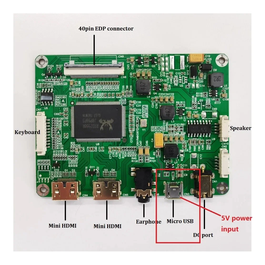 EDP ​​Kontrol Kartı mini HDMI  - Microcontroller Kit incelemesi ve fiyatı