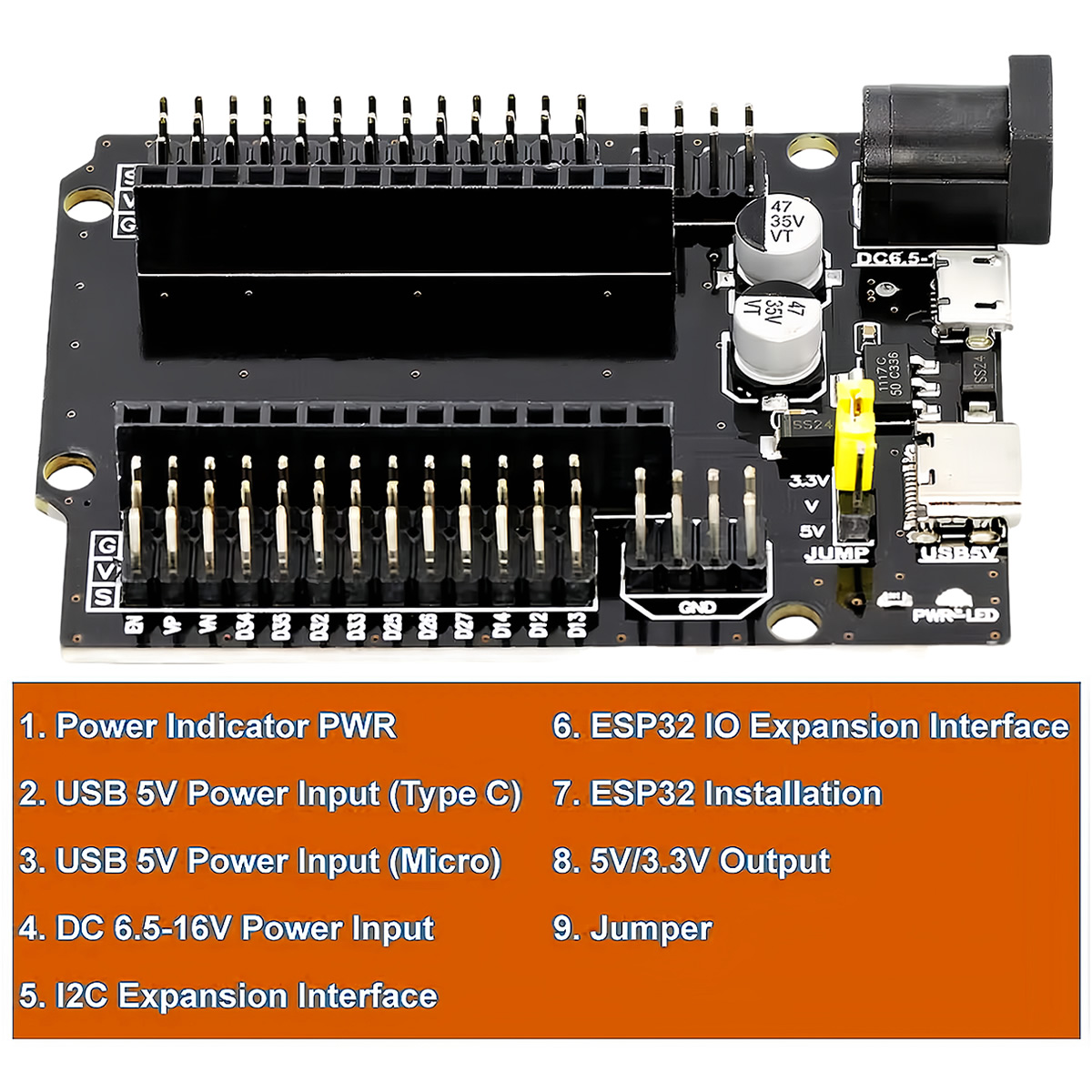 ESP32-WROOM-32 Genişletme Geli - Esp32 Smart Home Kit incelemesi ve fiyatı