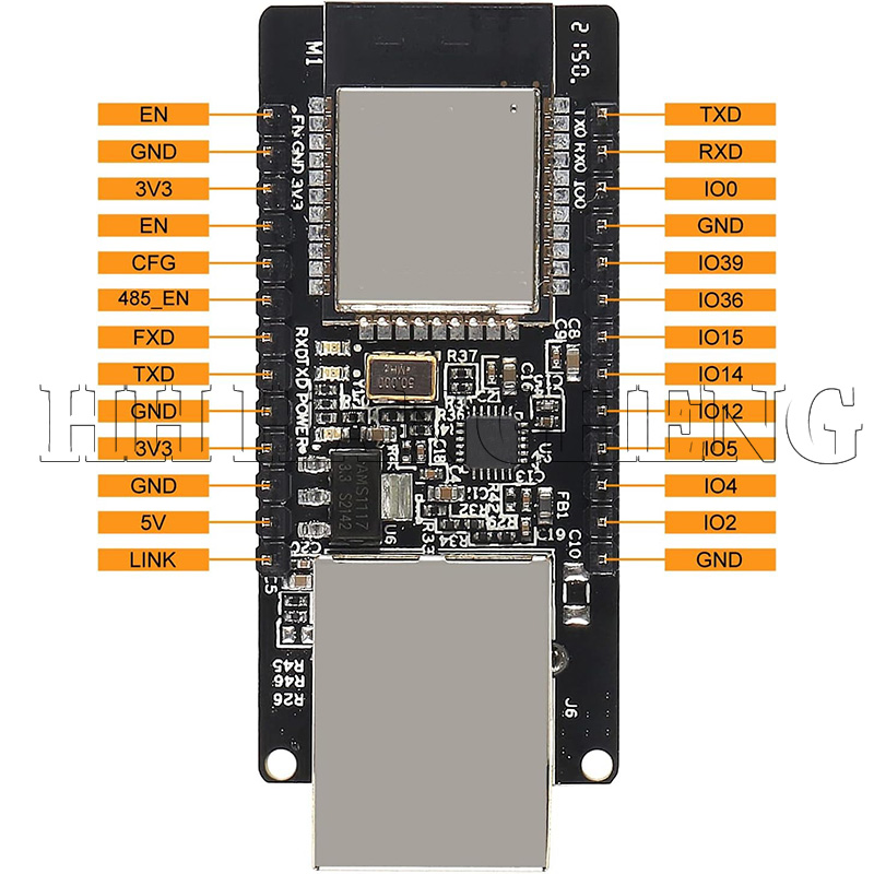 10-1 adet WT32-ETH01 gömülü se - Esp32 Smart Home Kit incelemesi ve fiyatı