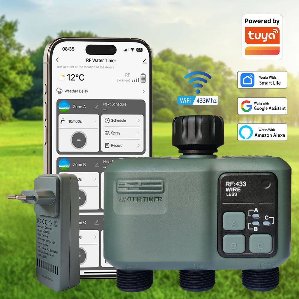 Tuya Wifi+RF433 3 Çıkışlı Su Z - Wifi Smart Plug incelemesi ve fiyatı